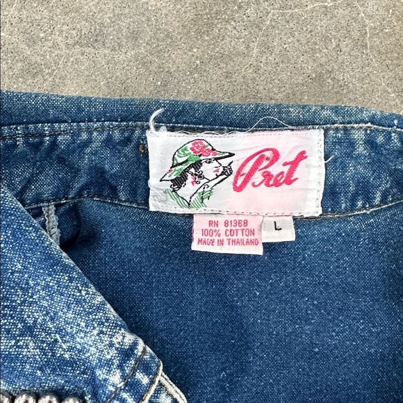 Vintage Western Denim Dress - Picture 9 of 11